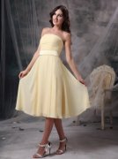 Light Yellow Bridesmaid Dresses