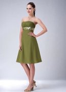 Olive Green Bridesmaid Dresses