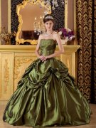 Olive Green Quinceanera Dresses