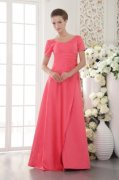 Coral Red Bridesmaid Dresses