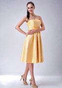 Gold Bridesmaid Dresses