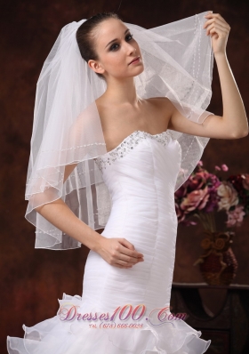 Two-tier Tulle Bridal Veil On Sale