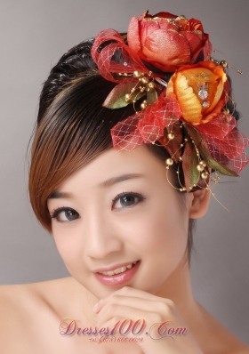 Colorful Vintage Style Wedding Headpieces
