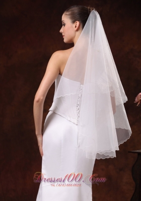 Simple Organza Bridal / Wedding Veil
