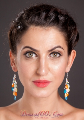 Delicate Alloy Chandelier Drop Earrings
