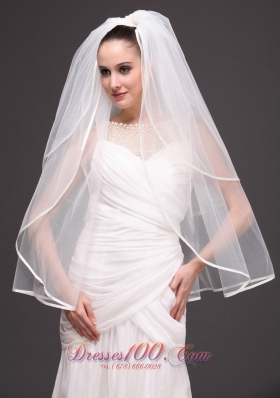 Two-tier Tulle Graceful Wedding Veil