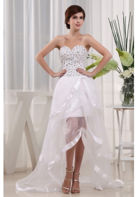Popular Prom Dress Sweetheart Beaded Decorate Bust and Ruffled Layeres In 2013