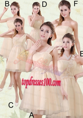 2015 The Brand New Style Mini Length Bridesmaid Dress