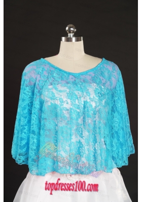 Lace Beading Hot Sale 2014 Wraps for Baby Blue