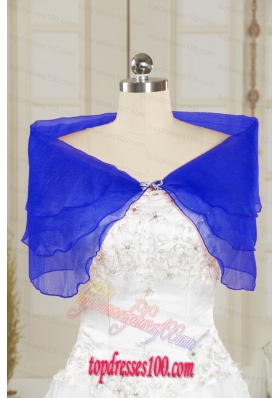 New Style Beading 2015 Shawls in Royal Blue