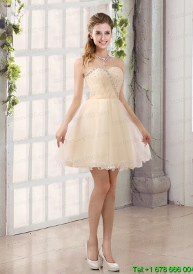 2015 Sturning Sweetheart A Line  Prom Dress with Beading