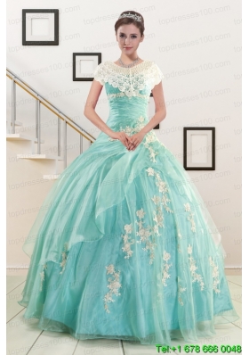 Ball Gown Sweetheart Pretty Quinceanera Dresses with Appliques