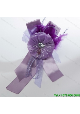 Beautiful Lavender Tulle Feather Hair Ornament