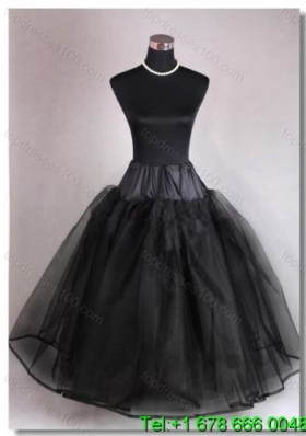 High End Organza Ball Gown Floor length Black Petticoat