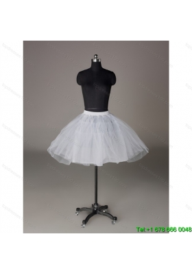 Most Popular Organza Ball Gown Mini Length Petticoat in White