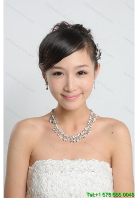 Vintage style Imitation Pear Necklace And Earring Set