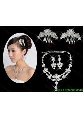 Beautiful Alloy Rhinestones Ladies Jewelry Sets