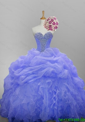 Luxurious Sweetheart Quinceanera Dresses with Beading and Ruffled Layers