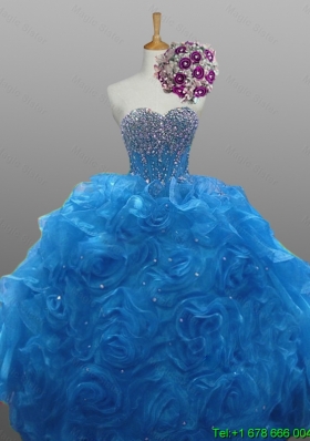 Wonderful Beaded Quinceanera Gowns in Organza for 2015 Fall