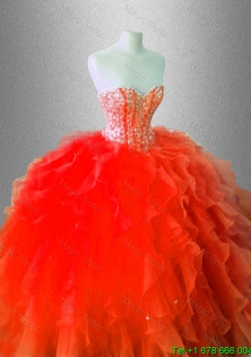 Beautiful Sweetheart Quinceanera Gowns with Beading