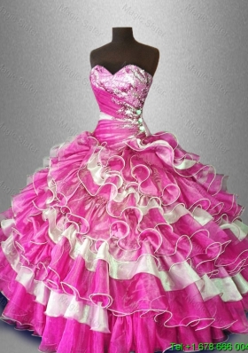 Multi Color Fashionable Quinceanera Dresses with Beading