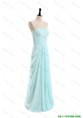 2016 Spring Clearence Empire Sweetheart Prom Dresses with Ruching