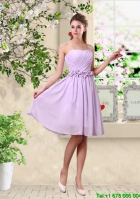 Classical A Line Appliques Prom Dresses in Lavender