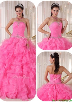 Most Popular Ball Gown Strapless Sweet 16 Gowns with Beading