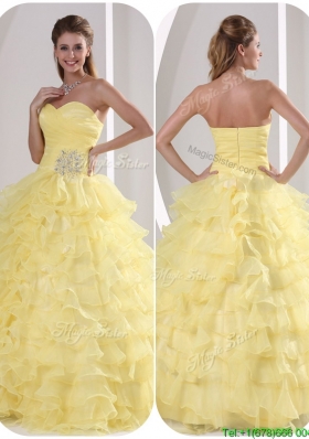 Plus Size Ball Gown Quinceaners Dresses with Appliques
