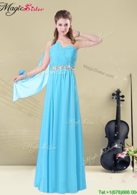 2016 Inexpensive Floor-length One Shoulder Bridesmaid Dresses