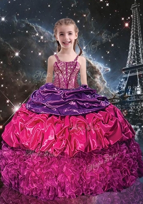 Gorgeous Ball Gown Straps Mini Quinceanera Dresses for 2016