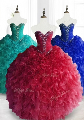 2016 Gorgeous Custom Made Quinceanera Dresses with Beading