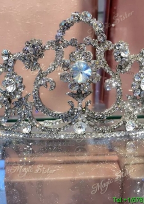 Wonderful Beaded and Rhinestoned Wedding Tiara