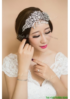 Gorgeous Beaded Silver Tiaras for Women