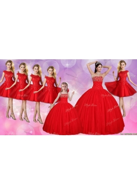 Discount Beaded Bust Quinceanera Dress and Lovely Straps Mini Quinceanera Dress and Beautiful Cap Sleeves Dama Dresses