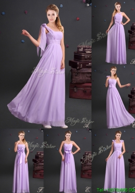 Top Seller Empire Chiffon Long Prom Dress with Ruching