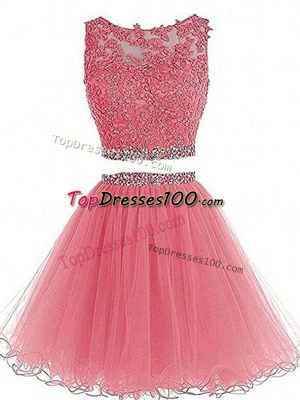 Spectacular Sleeveless Zipper Mini Length Beading and Lace and Appliques Cocktail Dresses