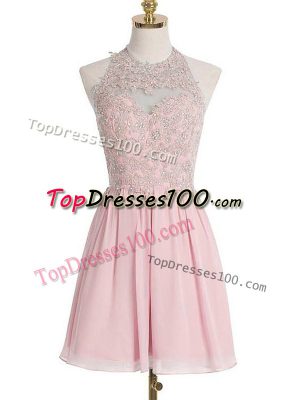 Fashionable Sleeveless Appliques Lace Up Bridesmaid Dresses