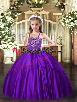 Sleeveless Beading Lace Up Casual Dresses