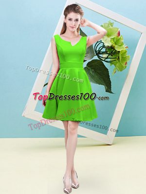 Unique Sleeveless Ruching Mini Length Vestidos de Damas
