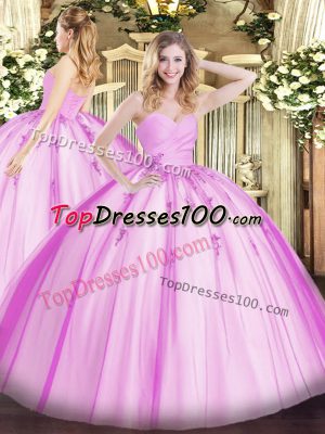 Sleeveless Lace Up Floor Length Beading and Appliques Vestidos de Quinceanera