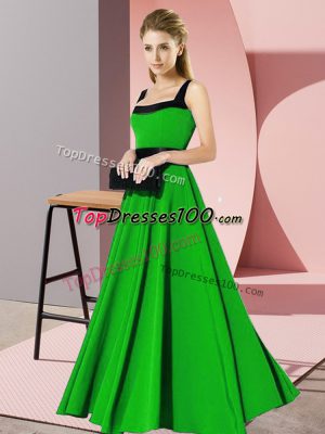 Edgy Square Sleeveless Chiffon Wedding Guest Dresses Belt Zipper