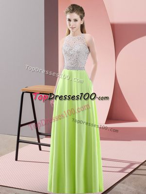 Sleeveless Beading Backless