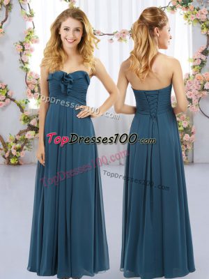 Fine Sleeveless Ruffles Lace Up Damas Dress