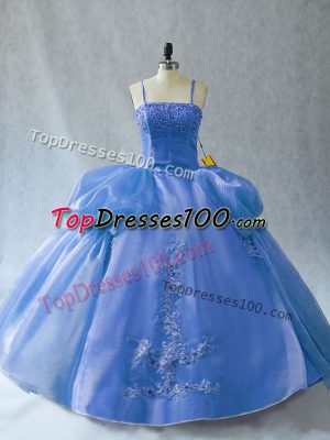 Perfect Sleeveless Lace Up Floor Length Appliques Quinceanera Gown