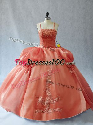 Colorful Sleeveless Appliques Lace Up Quinceanera Gowns