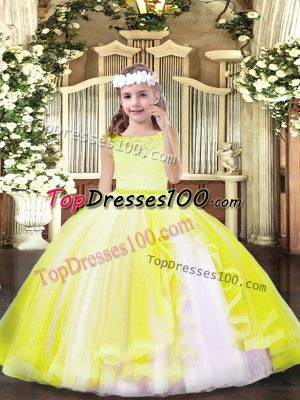 Charming Sleeveless Lace Zipper Pageant Dress Wholesale