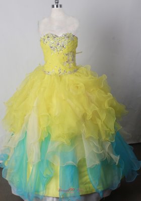 Brand New Beading Ball Gown Little Girl Pageant Dress Sweetheart Floor-length