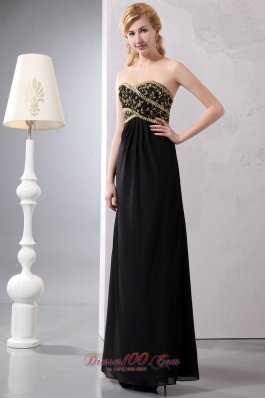 2013 Gorgeous Black Column Sweetheart Sequins Mother Of The Bride Dress Ankle-length Chiffon
