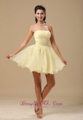 Light Yellow In Annapolis Maryland For Prom Dress With Beading and Ruch Bodice